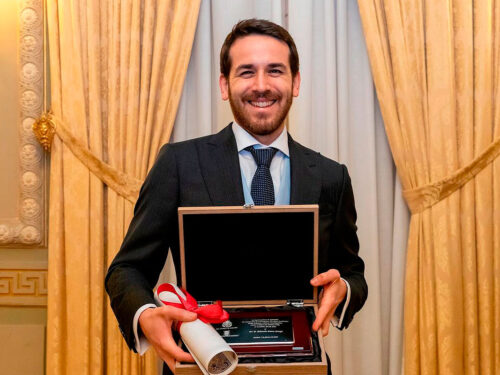 El professor Eduardo Prieto, Premi Juan López de Peñalver de la Real Academia de Ingeniería